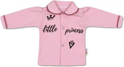 Bavlněná košilka Little Princess - růžová, Velikost koj. oblečení 62 (2-3m) - obrázek 1