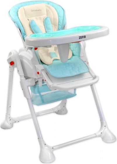 Coto baby Coto Baby Jídelní židlička a houpačka 2v1 Zefir 2019 - sv. modrá - obrázek 1