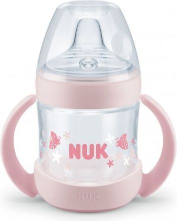 Kojenecká láhev na učení NUK Nature Sense 150 ml růžová, Růžová - obrázek 1