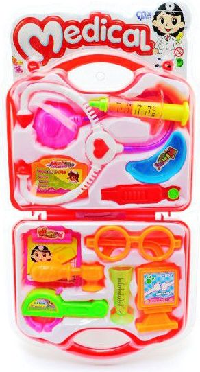 Teddies Doktorská sada 12ks plast s kufříkem v blistru - obrázek 4