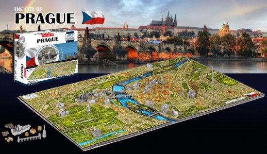 ConQuest 4D Cityscape puzzle Time Panorama Praha - obrázek 1