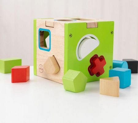 KIDKRAFT Dřevěná vkládací kostka - obrázek 1
