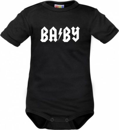 Body krátký rukáv Dejna Baby- černé, Velikost koj. oblečení 62 (2-3m) - obrázek 1