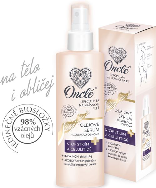 ONCLÉ Dámské Masážní olejové sérum (200 ml) - obrázek 2