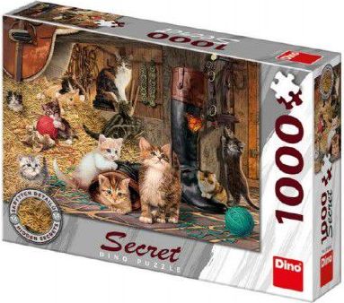 Dino KOČIČKY secret collection 1000 dílků - obrázek 1
