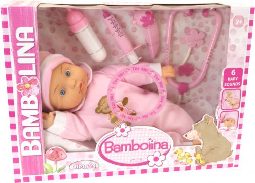 Alltoys Bambolina Mia Bambina 36 cm s doplňky - obrázek 1