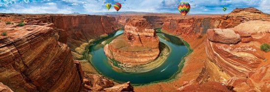 EUROGRAPHICS Panoramatické puzzle Horseshoe Bend, Arizona 1000 dílků - obrázek 1
