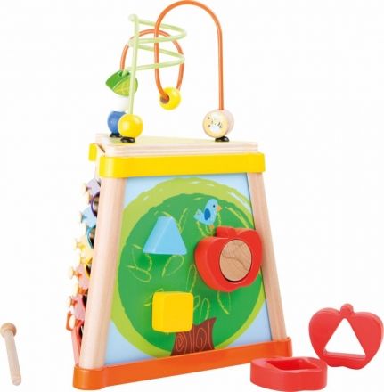 Legler Edukační dřevěná kostka 30cm- labyrint - obrázek 1