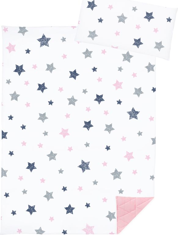 KLUPS Deka s polštářkem 75x100 Velvet Pink - obrázek 1