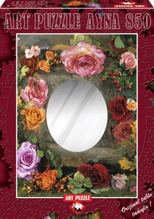 ART PUZZLE Puzzle se zrcadlem Krása růží 850 dílků - obrázek 1