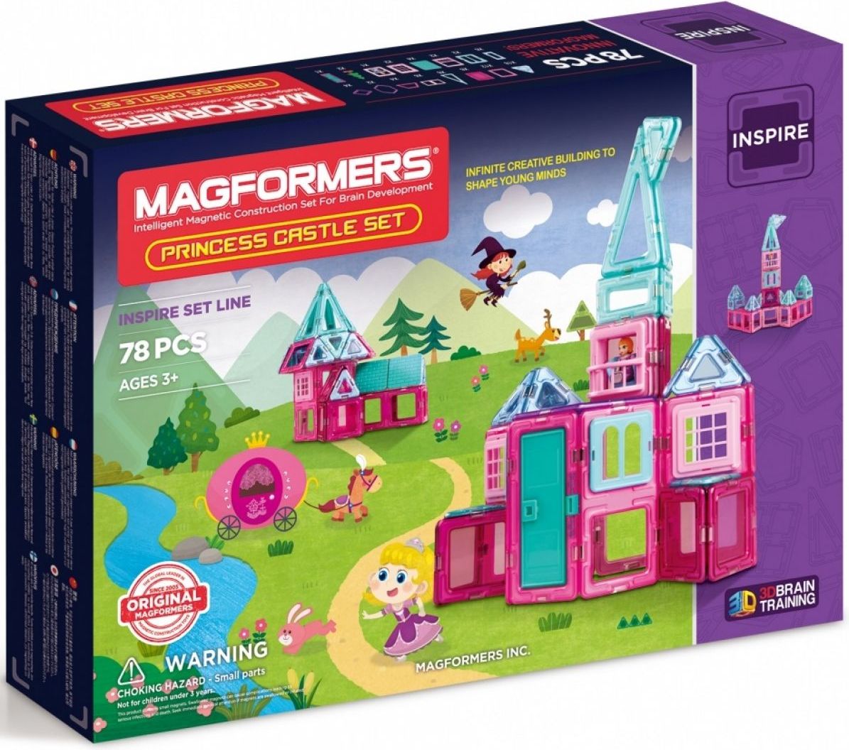 Magformers Princess Castle Set 78ks - obrázek 1