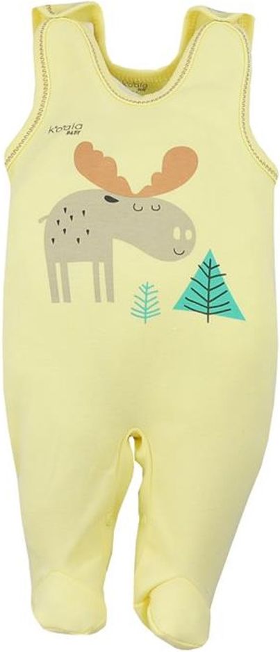 Kojenecké bavlněné dupačky Koala Happy Baby žluté 86 (12-18m) - obrázek 1