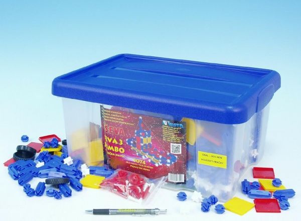 Stavebnice Seva 3 Jumbo plast 1074ks v plastovém boxu 39x17x30cm - obrázek 1