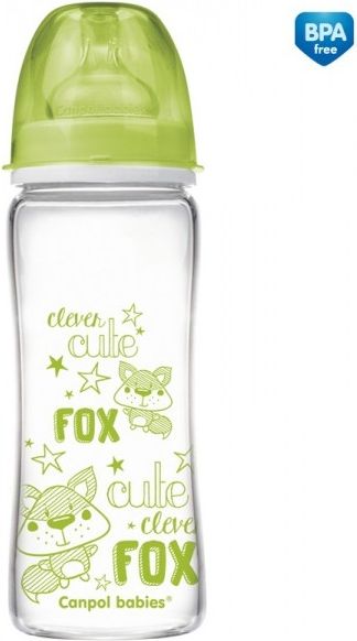 Láhev EasyStart PURE glass 300 ml Canpol 79/003 - obrázek 1