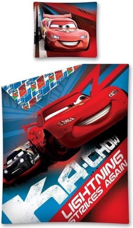 DETEXPOL Povlečení Cars Bavlna 140/200, 70/80 cm - obrázek 1