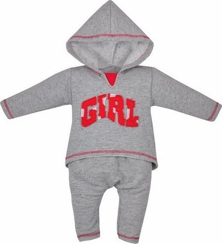 2-dílná souprava Koala Boys and Girls šedá Girl 86 (12-18m) - obrázek 1