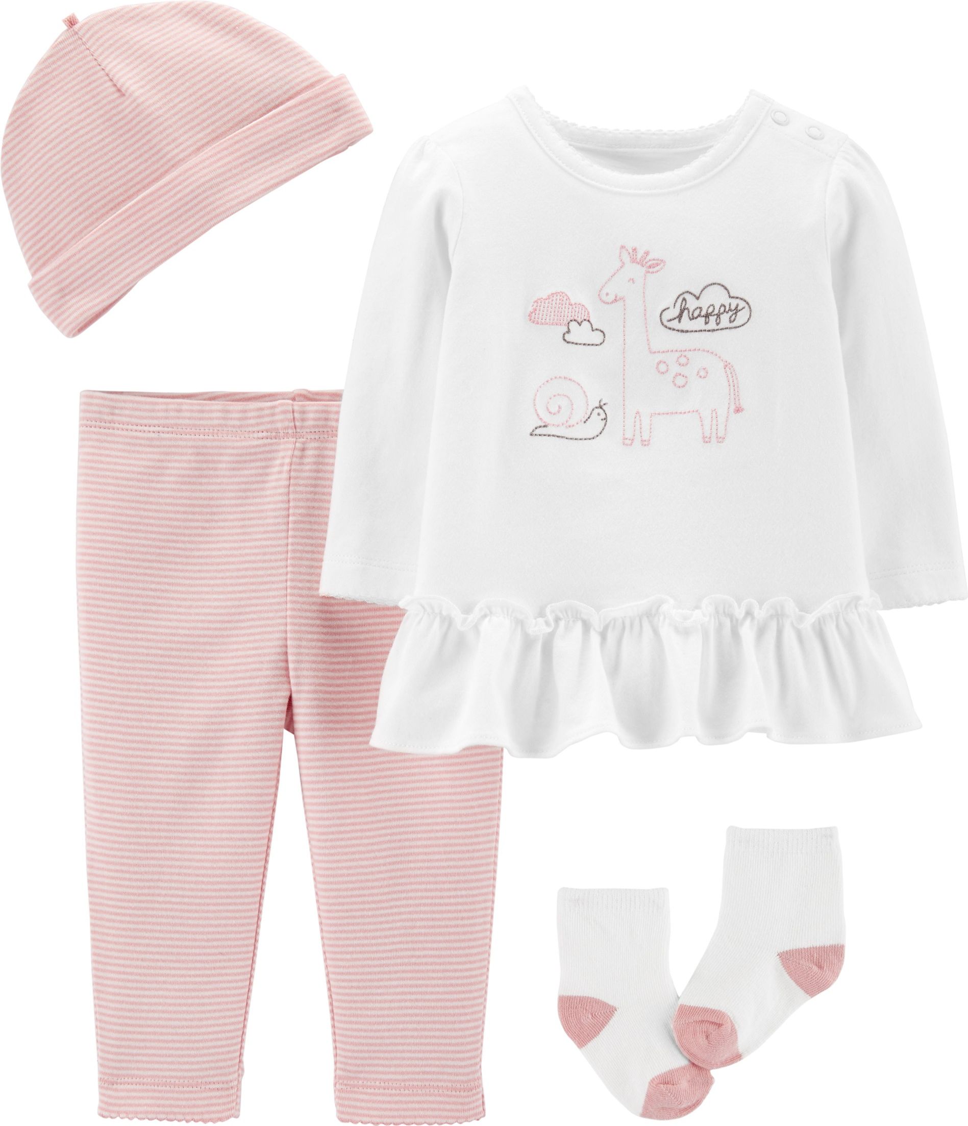 CARTER'S Set 4-dílný Žirafa, 12m - obrázek 1