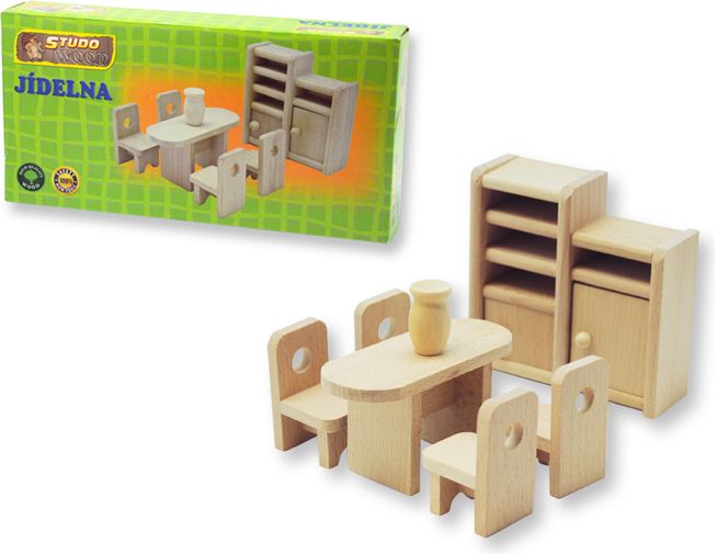 HM Studio Studo Wood Mini nábytek Jídelna - obrázek 1