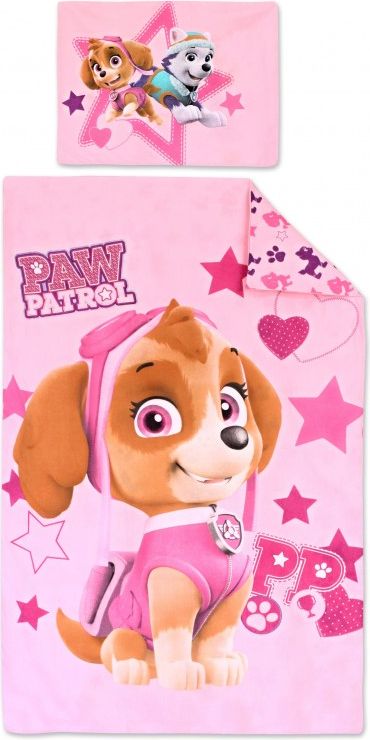 Setino - Bavlněné povlečení do dětské postýlky Tlapková patrola (Paw Patrol), 90 x 140 cm + 40 x 55 cm - obrázek 1