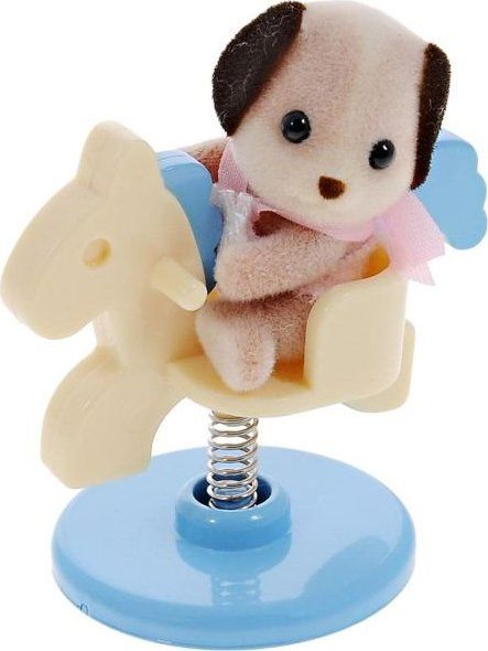 SYLVANIAN FAMILIES Miminko: Pejsek na pružinové houpačce 4391 - obrázek 1