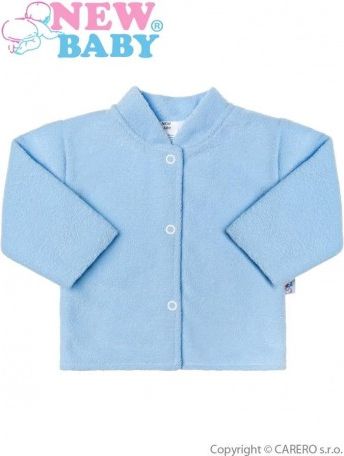 Kojenecký froté kabátek New Baby modrý, Modrá, 86 (12-18m) - obrázek 1