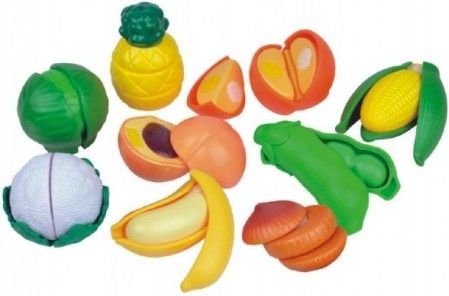 Krájecí ovoce a zelenina plast 28ks na blistru - obrázek 1