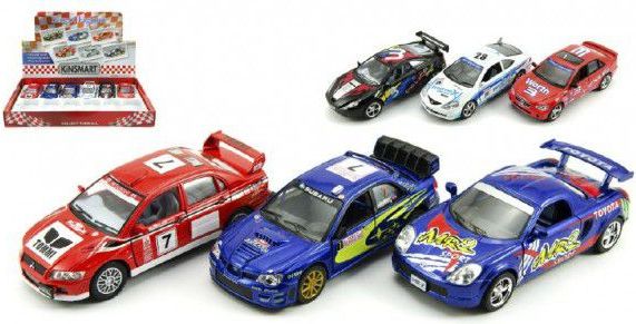 KINSMART Auto STREET FIGHTER kov PB 13cm 6 druhů 1:36 - obrázek 1