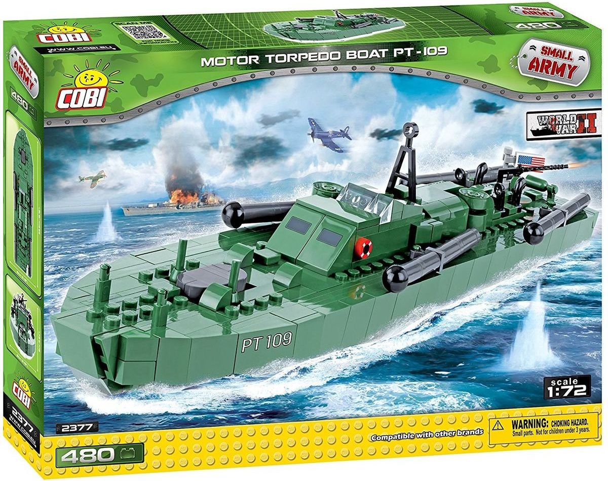 Cobi Malá armáda 2377 II WW Torpédoborec PT-109 1:72 480 kostek - obrázek 1