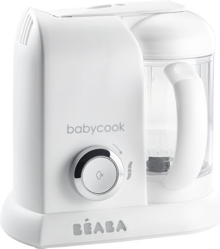 BEABA Parní vařič + mixér BABYCOOK White Silver - obrázek 1