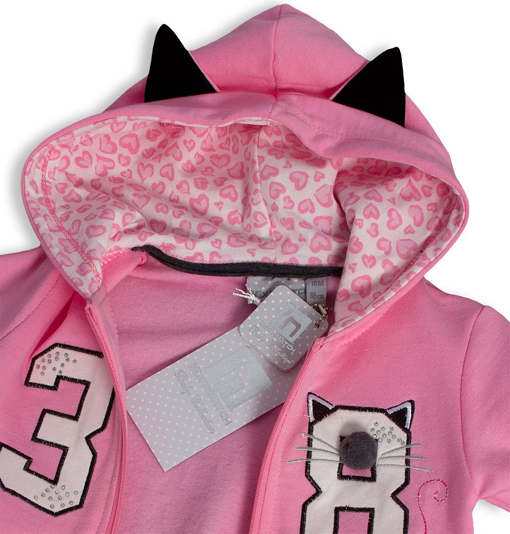 Mikina pro holčičky Mix´nMATCH MEOW růžová Velikost: 86 - obrázek 6