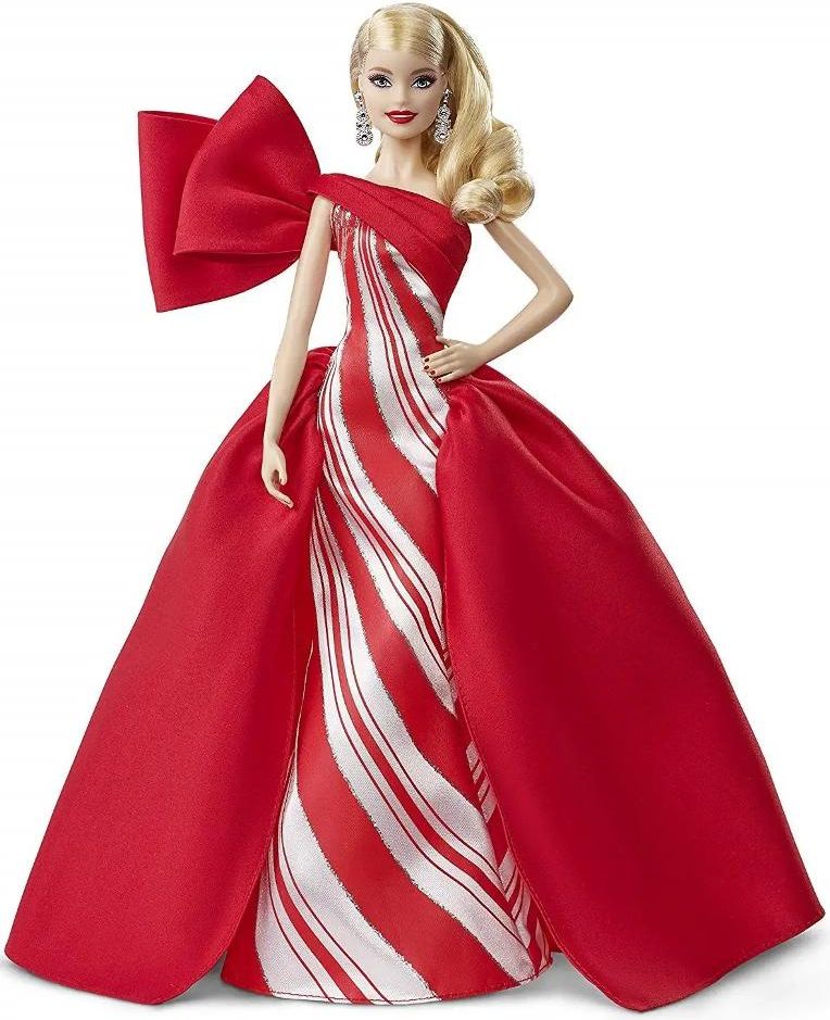 Mattel Barbie Vánoční panenka blondýnka - obrázek 1