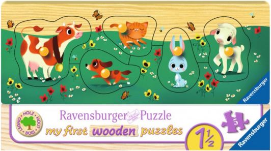 RAVENSBURGER Vkládačka Domácí zvířátka - obrázek 1