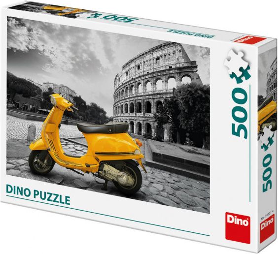 Dino Puzzle 500 dílků Skútr u Kolosea - obrázek 1