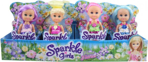 Alltoys Funville Víla Sparkle Girlz květinová s křídly malá v kornoutku - obrázek 1