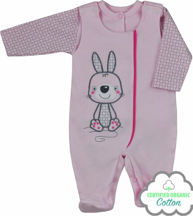 2-dílná kojenecká BIO souprava Koala Bunny růžová 74 (6-9m) - obrázek 2