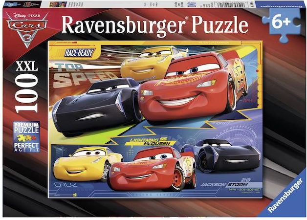 Puzzle 100 dílků Disney Auta 3 - obrázek 1