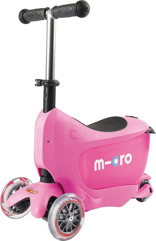 Micro Mini2go Deluxe Plus růžová - obrázek 1