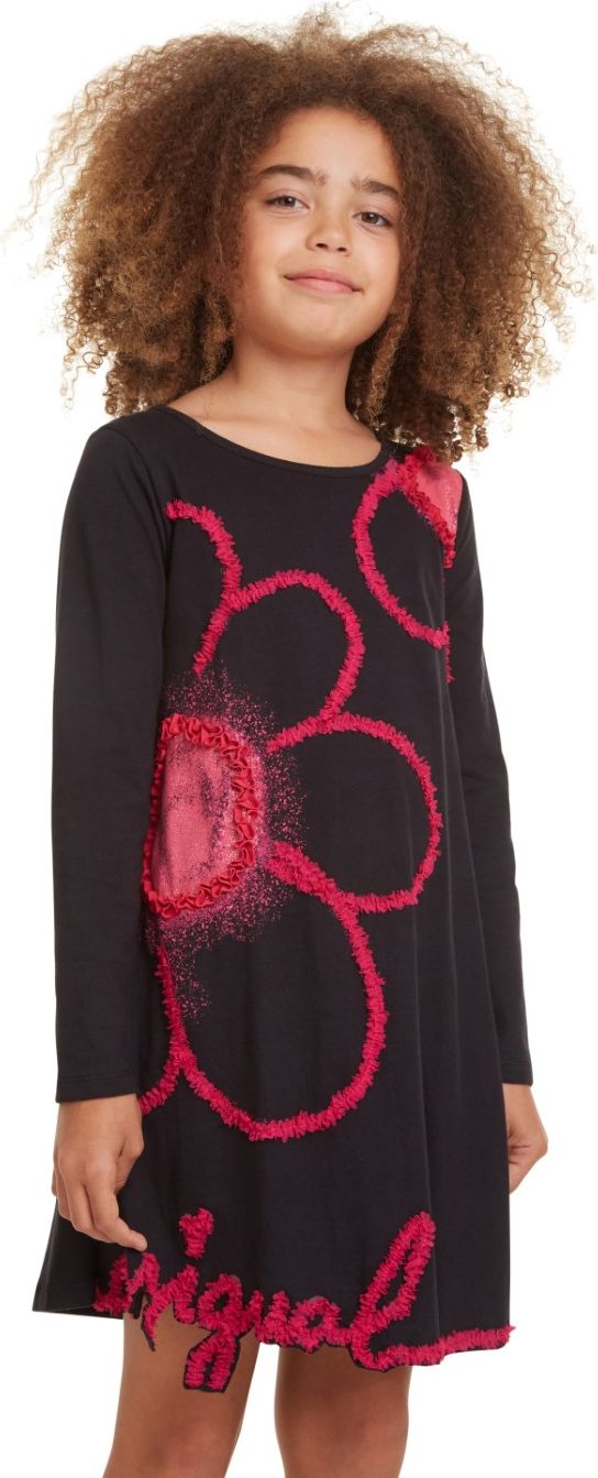 Desigual černé dívčí šaty Vest Papaya - 9/10 - obrázek 1