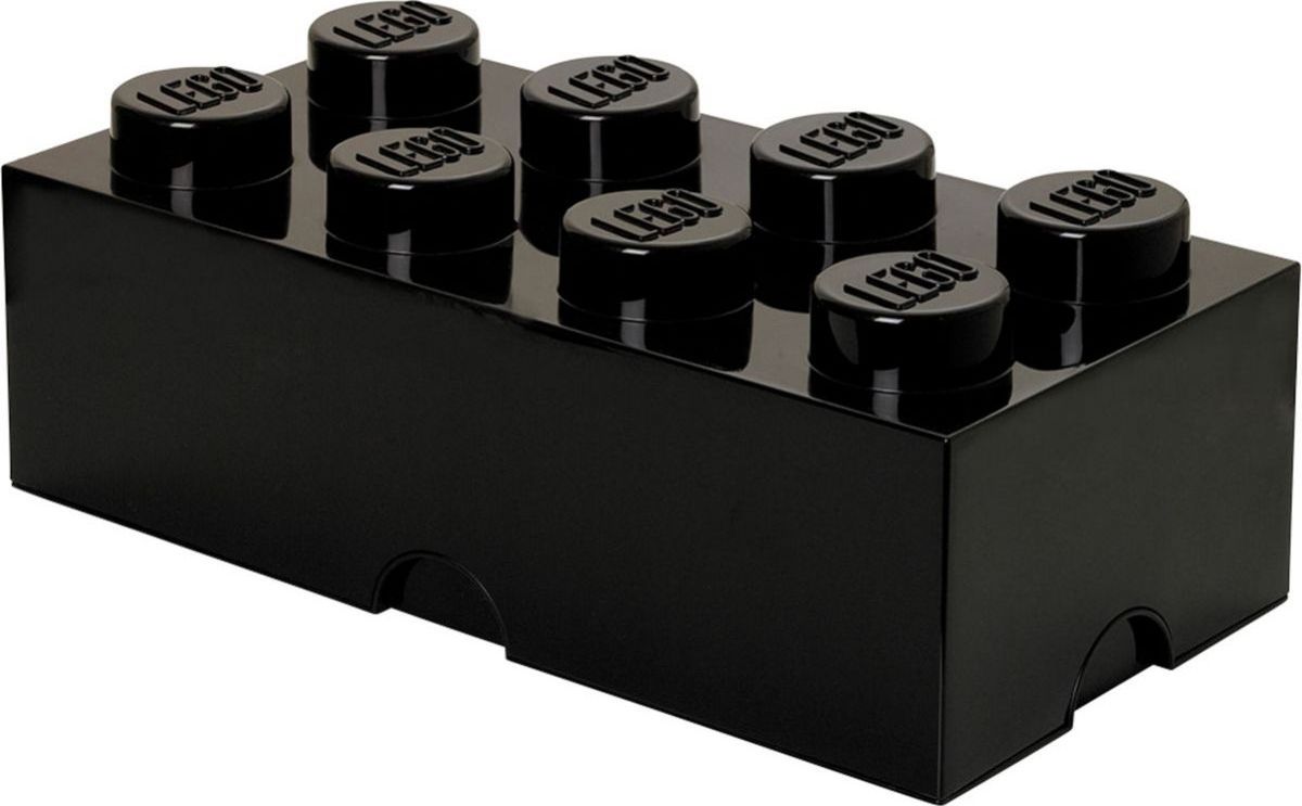 LEGO Box na svačinu 10 x 20 x 7,5 cm Černá - obrázek 1