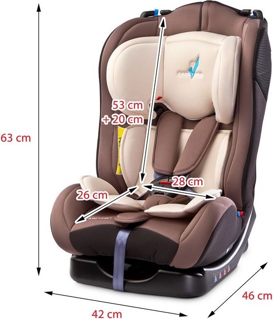 Autosedačka CARETERO COMBO Graphite 0-25kg - obrázek 6