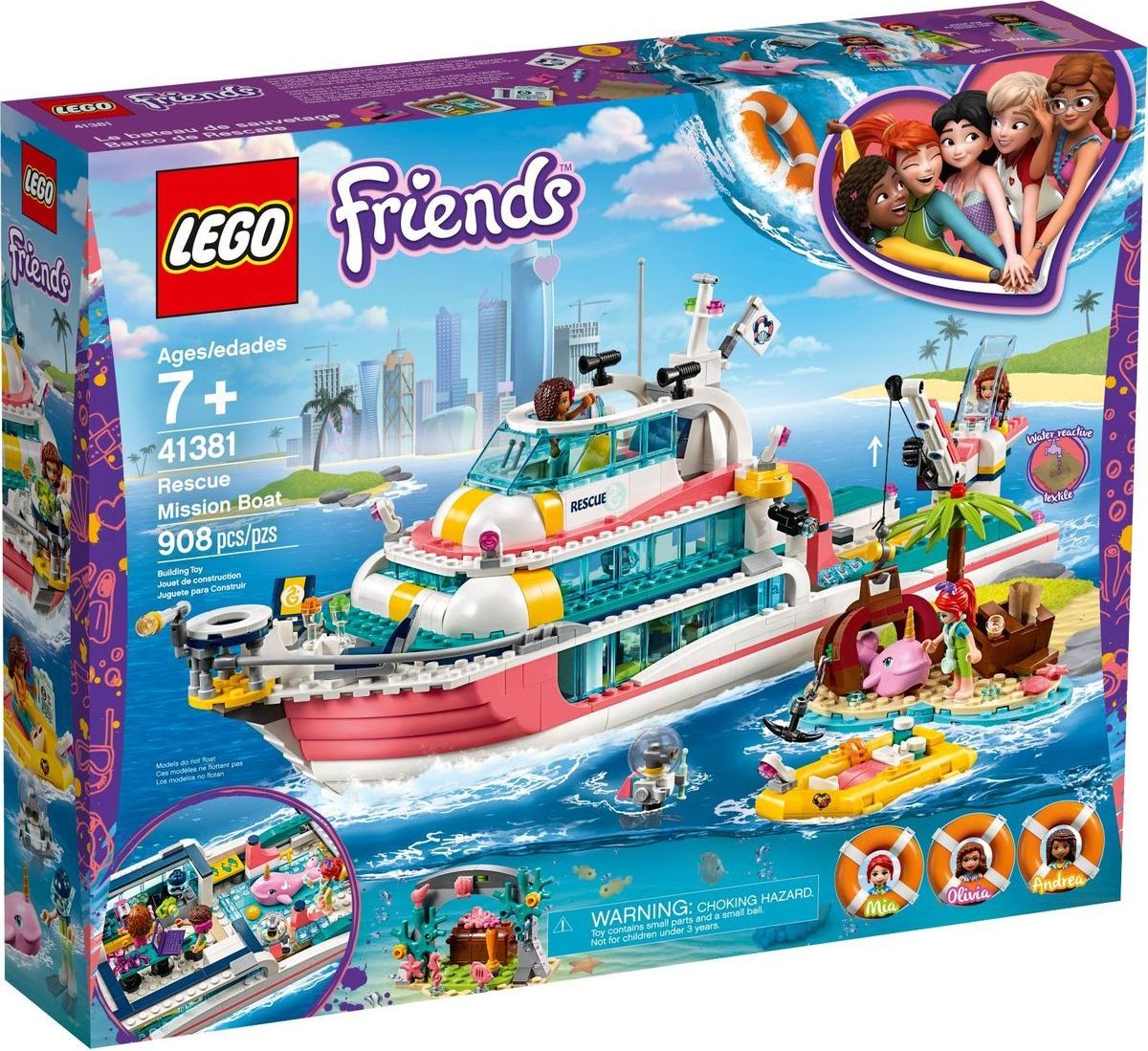 LEGO Friends 41381 Záchranný člun - obrázek 1