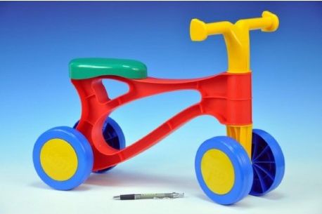 Odrážedlo Rolocykl červený plast výška sedadla 26cm od 18 měsíců - obrázek 1