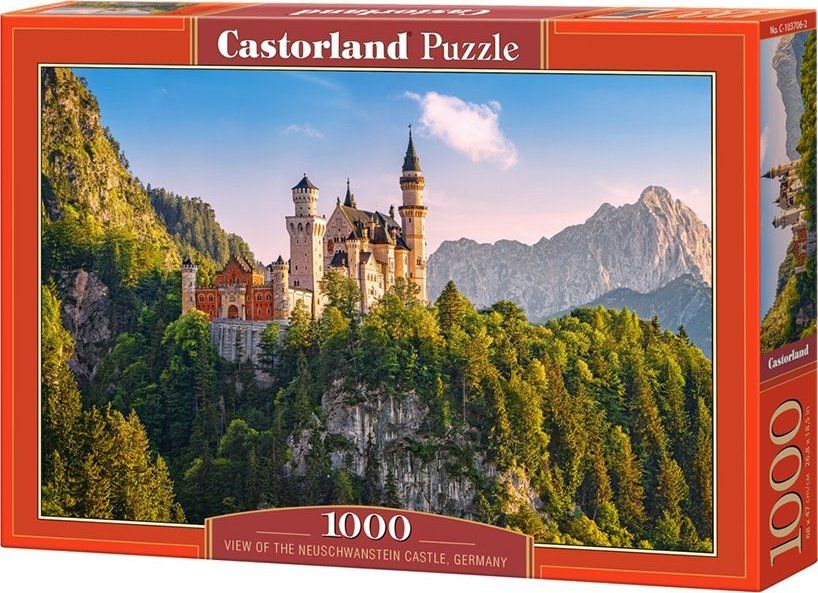 CASTORLAND Puzzle Zámek Neuschwanstein, Německo 1000 dílků - obrázek 2