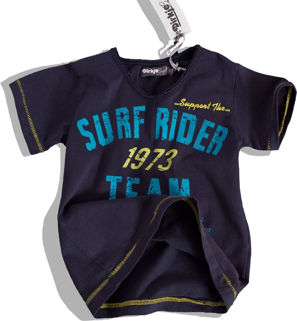 Chlapecké tričko krátký rukáv DIRKJE SURF RIDER tmavě modré Velikost: 92 - obrázek 3
