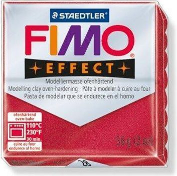 FIMO® effect 8020 metalická rubínová - obrázek 1