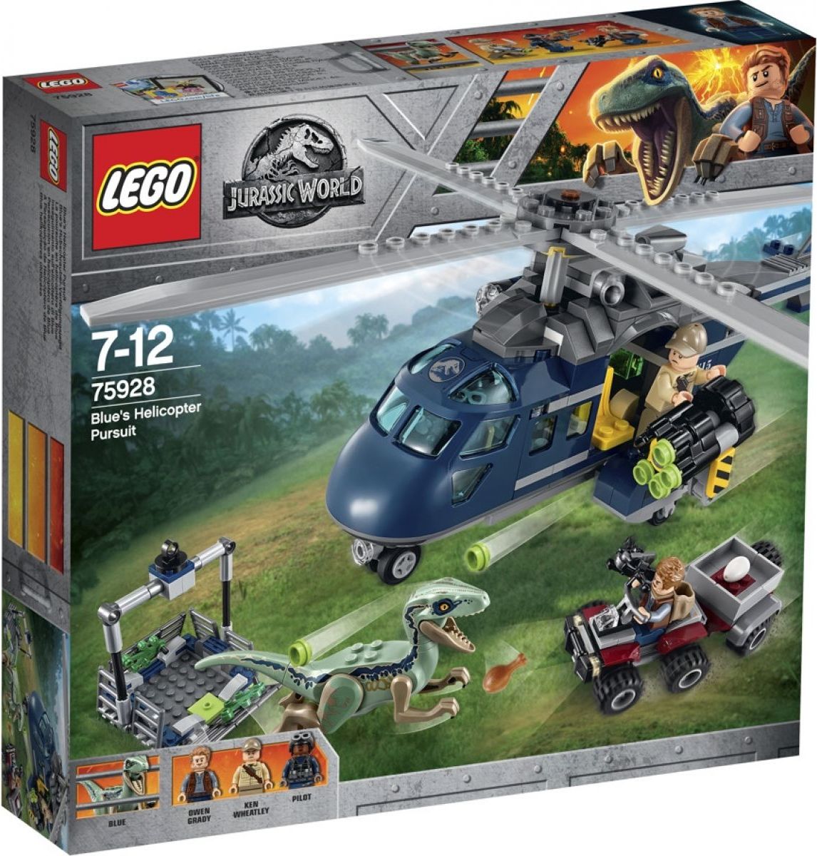 LEGO Jurassic World 75928 Pronásledování Bluea helikoptérou - obrázek 1