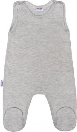 Kojenecké dupačky New Baby Classic II šedé, Šedá, 80 (9-12m) - obrázek 1