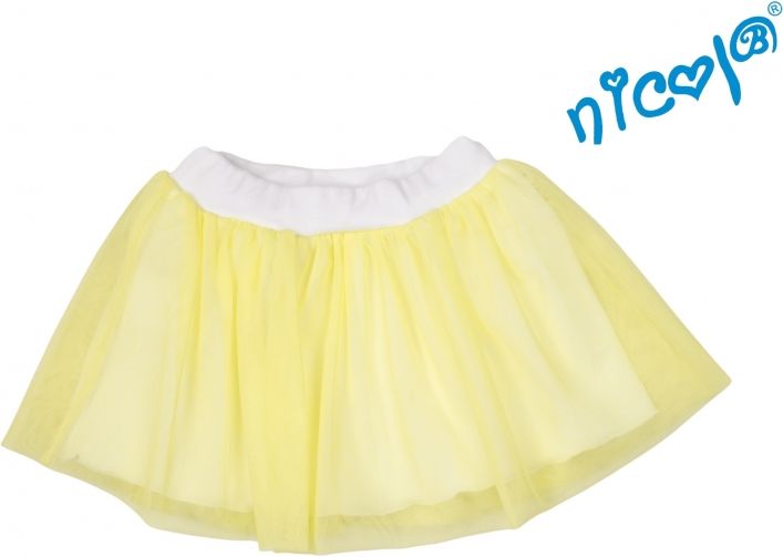 Nicol Dětská sukně Nicol, Mořská víla - žlutá, vel. 122 122 (6-7 let) - obrázek 1