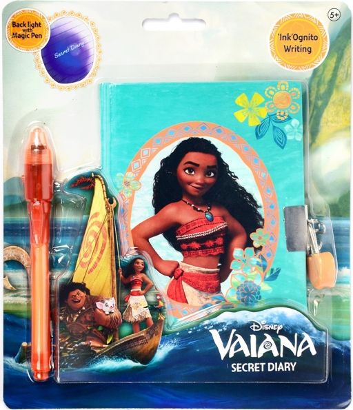Canenco Zápisník/památník se zámkem Odvážná Vaiana - obrázek 1