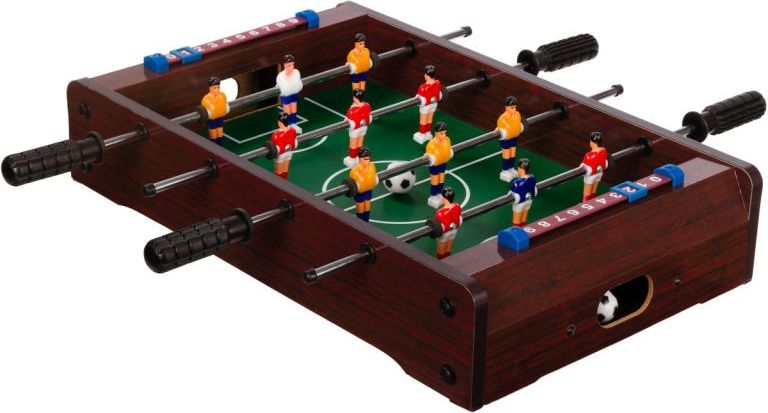 Tuin 40693 Mini stolní fotbal fotbálek 51 x 31 x 8 cm tmavý - obrázek 1